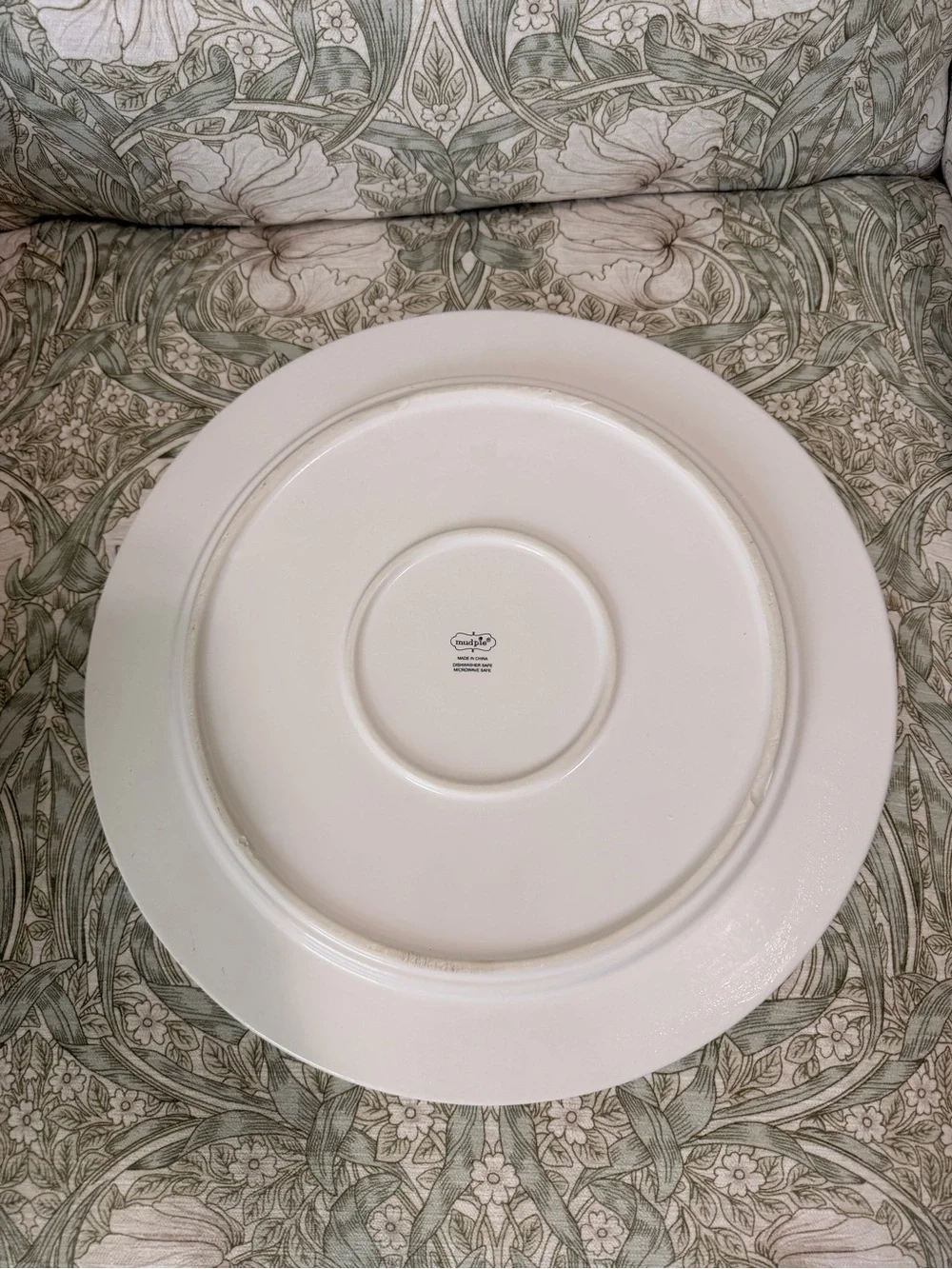 Mud Pie White and Black 'mr. & mrs.' Sentimental Decorative Plate